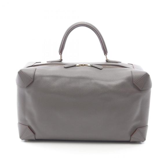 Hermes Hermès Maxi Box 37 Boston Bag, Leather, Evercolor, Men's and Women's, Bro - Picture 1 of 10